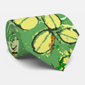 葉日本のフローラ植物絵柄 ネクタイ (ロール)