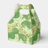 葉日本のフローラ植物絵柄 フェイバーボックス (裏面サイド)