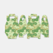 葉日本のフローラ植物絵柄 フェイバーボックス (折り畳みなし)