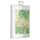 葉日本のフローラ植物絵柄 フラスク (右)