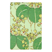 葉日本のフローラ植物絵柄 ミニクリップボード (裏面)