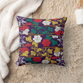 葉日本の伝統的模様 クッション (ブランケット)