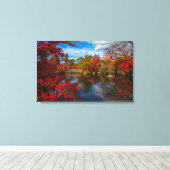 葉日本の部 キャンバスプリント (インサイチュ (ウッドフロア))