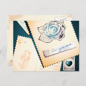 葉書お母さん大好き ポストカード (正面/裏面)