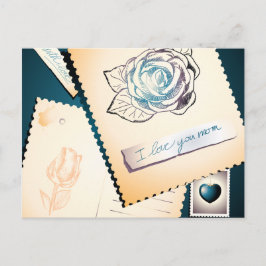 葉書お母さん大好き ポストカード