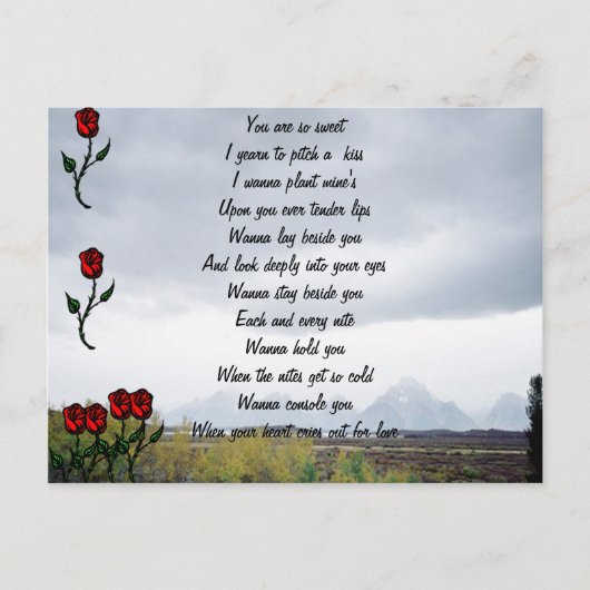 葉書が大好き ポストカード (正面)