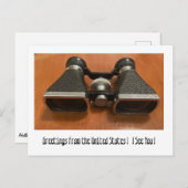 葉書が見える ポストカード (正面/裏面)