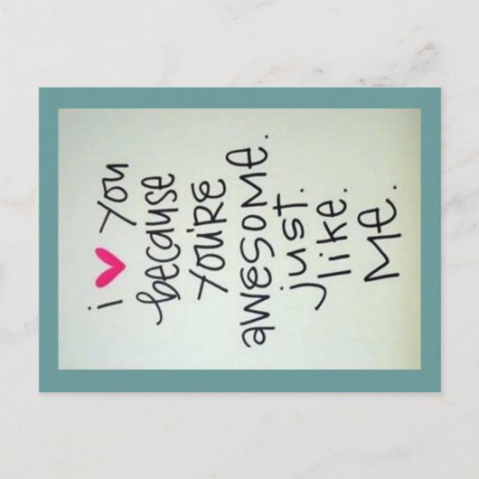 葉書だから好素晴らしき ポストカード (正面)