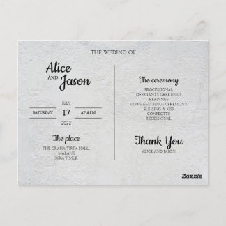 葉書のウェディング ポストカード