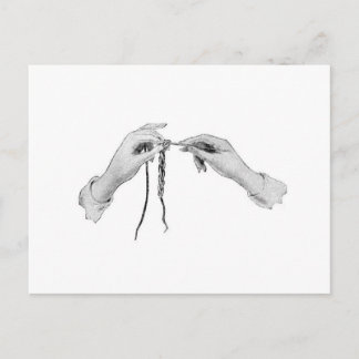 葉書のクロシェ手ヴィンテージ ポストカード