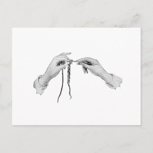 葉書のクロシェ手ヴィンテージ ポストカード (正面)