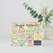 葉書の休日の切手 シーズンポストカード (スタンド正面)