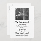 葉書を引越した 案内ポストカード (正面/裏面)