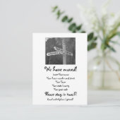 葉書を引越した 案内ポストカード (スタンド正面)