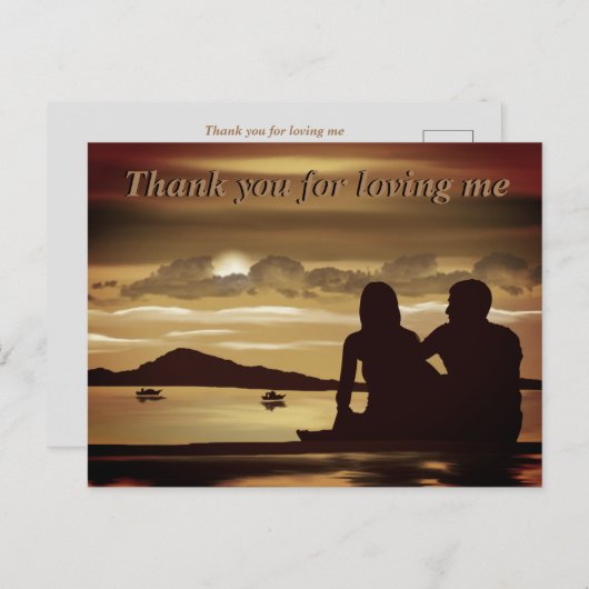 葉書を愛してくれてありがとう ポストカード (正面/裏面)