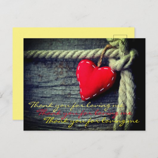 葉書を愛してくれてありがとう ポストカード (正面/裏面)