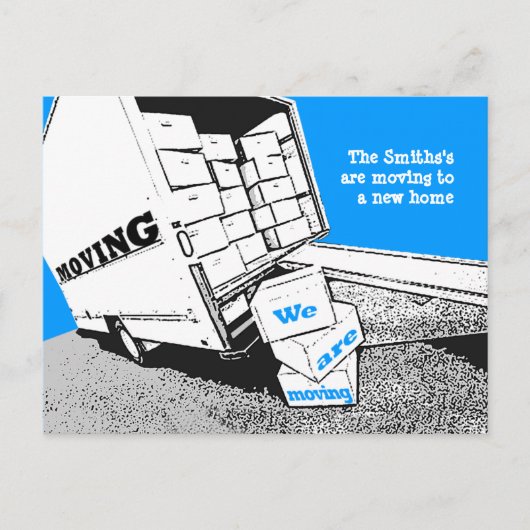 葉書を移動する 案内ポストカード (正面)