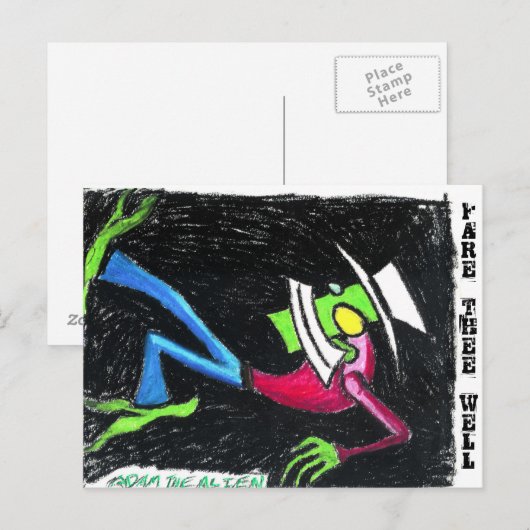 葉書を読む ポストカード (正面/裏面)