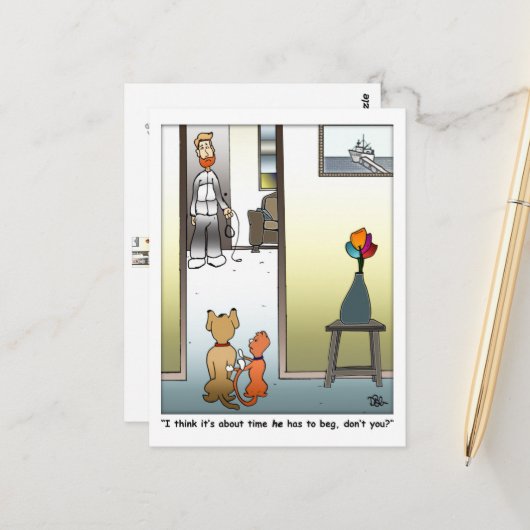 葉書を頼む ポストカード (正面/裏面インサイチュ)