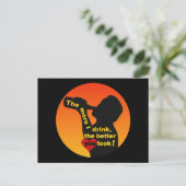 葉書を飲むほど ポストカード (スタンド正面)