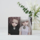 葉書ソラとルーンを並べて ポストカード (スタンド正面)