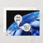 葉書パーソナライズされたを引越した 案内ポストカード (正面/裏面)