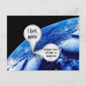 葉書パーソナライズされたを引越した 案内ポストカード (正面)