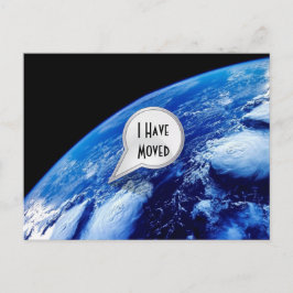 葉書パーソナライズされたを引越した 案内ポストカード