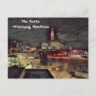 葉書フォークのウィニペグ、MB。 ポストカード