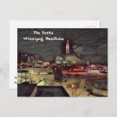 葉書フォークのウィニペグ、MB。 ポストカード (正面/裏面)