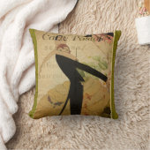 葉書フランスの枕 クッション (ブランケット)