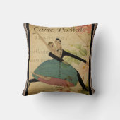 葉書フランスの枕 クッション (裏面)