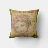 葉書フランスの枕 クッション (裏面)