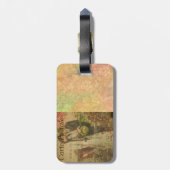 葉書フランスの荷物タグ ラゲッジタグ (裏面縦)