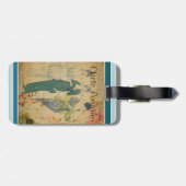 葉書フランスの荷物タグ ラゲッジタグ (裏面横)