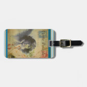 葉書フランスの荷物タグ ラゲッジタグ (正面横)