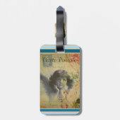 葉書フランスの荷物タグ ラゲッジタグ (裏面縦)