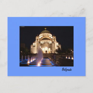 葉書ベオグラード寺院 ポストカード