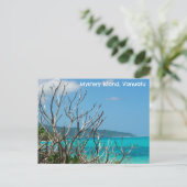 葉書ミステリーアイランド、バヌアツ。 ポストカード (スタンド正面)