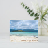 葉書ミステリーアイランド、バヌアツ。 ポストカード (スタンド正面)