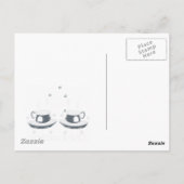 葉書二葉書きのお茶 ポストカード (裏面)