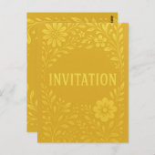 葉書招待状 ポストカード (正面/裏面)