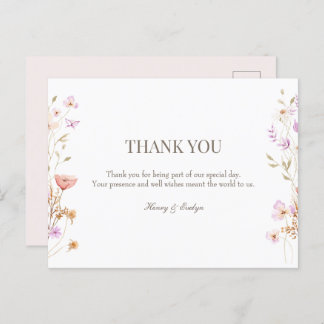 葉書結婚の感謝してい大葉 ポストカード