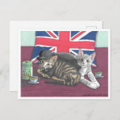 葉書：お茶の場所（トリシア） ポストカード (正面/裏面)