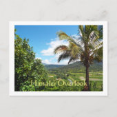 葉書、ハナレイOVERLOOK(太郎畑を見下ろす) ポストカード (正面)