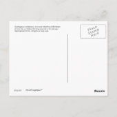 葉書：ベツレヘム（花） ポストカード (裏面)