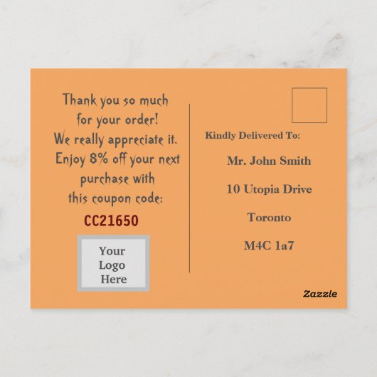 葉書 ポストカード (裏面)