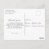 葉書  ポストカード (裏面)