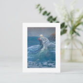 葉書：人魚：ハワードピレ： 1910 ポストカード (スタンド正面)