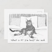 葉書：「何が欲しい？」（リリー） ポストカード (正面/裏面)